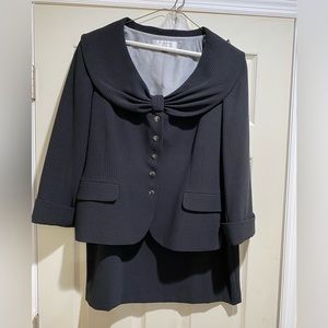 2 piece skirt suit